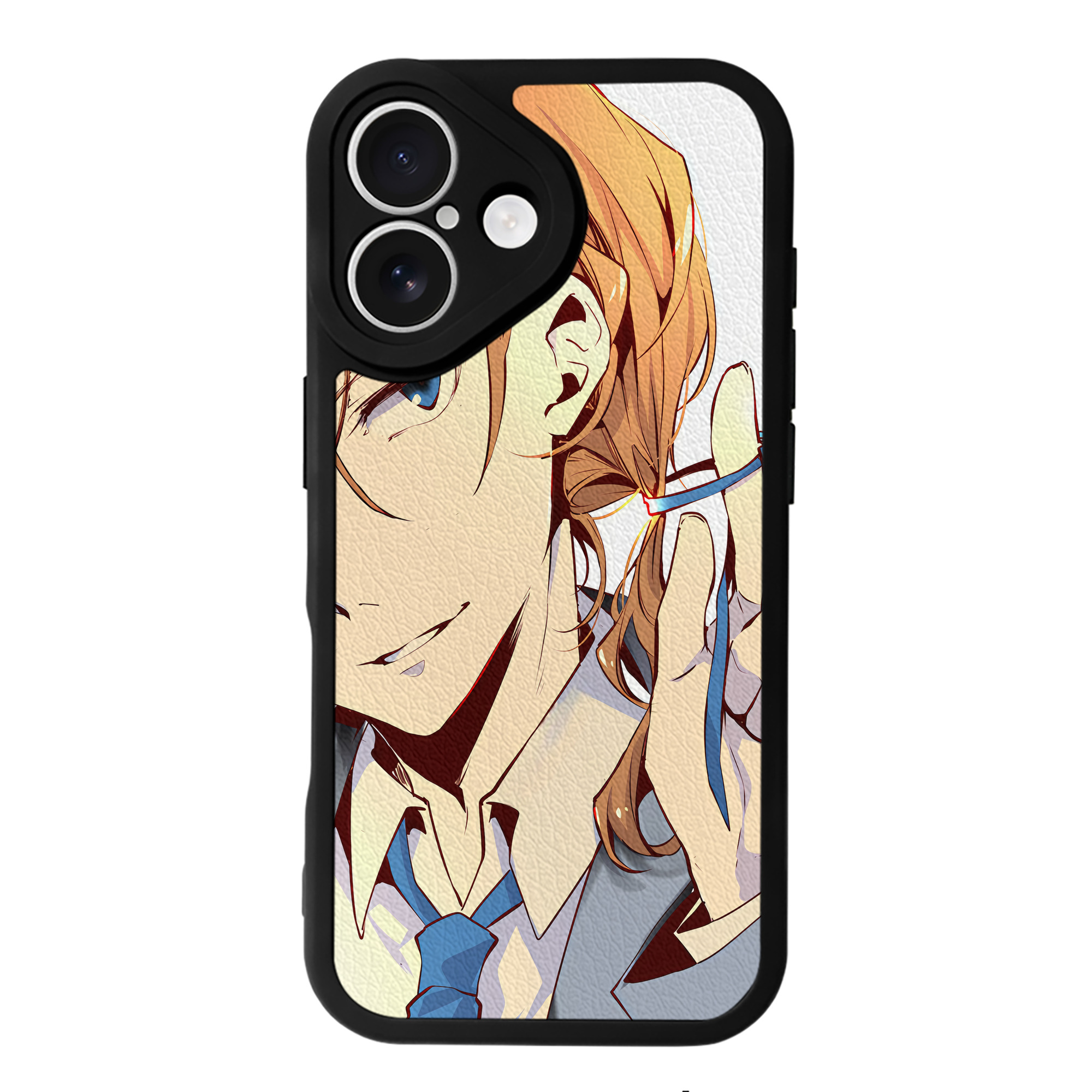 （画像用） 文豪ストレイドッグス Bungo Stray Dogs 【iPhone 16シリーズ対応】シリコンスマホケース（レザー調） 材質：シリコン